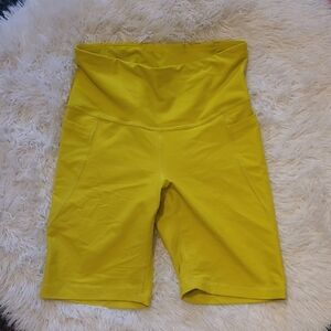 Old Navy Bright Yellow Women's Bike Shorts